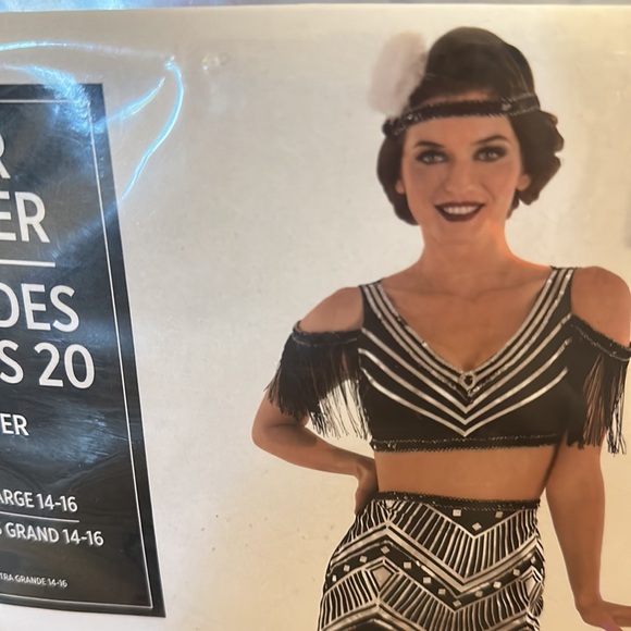 FLAPPER GIRL HALLOWEEN COSTUME - Picture 3 of 5